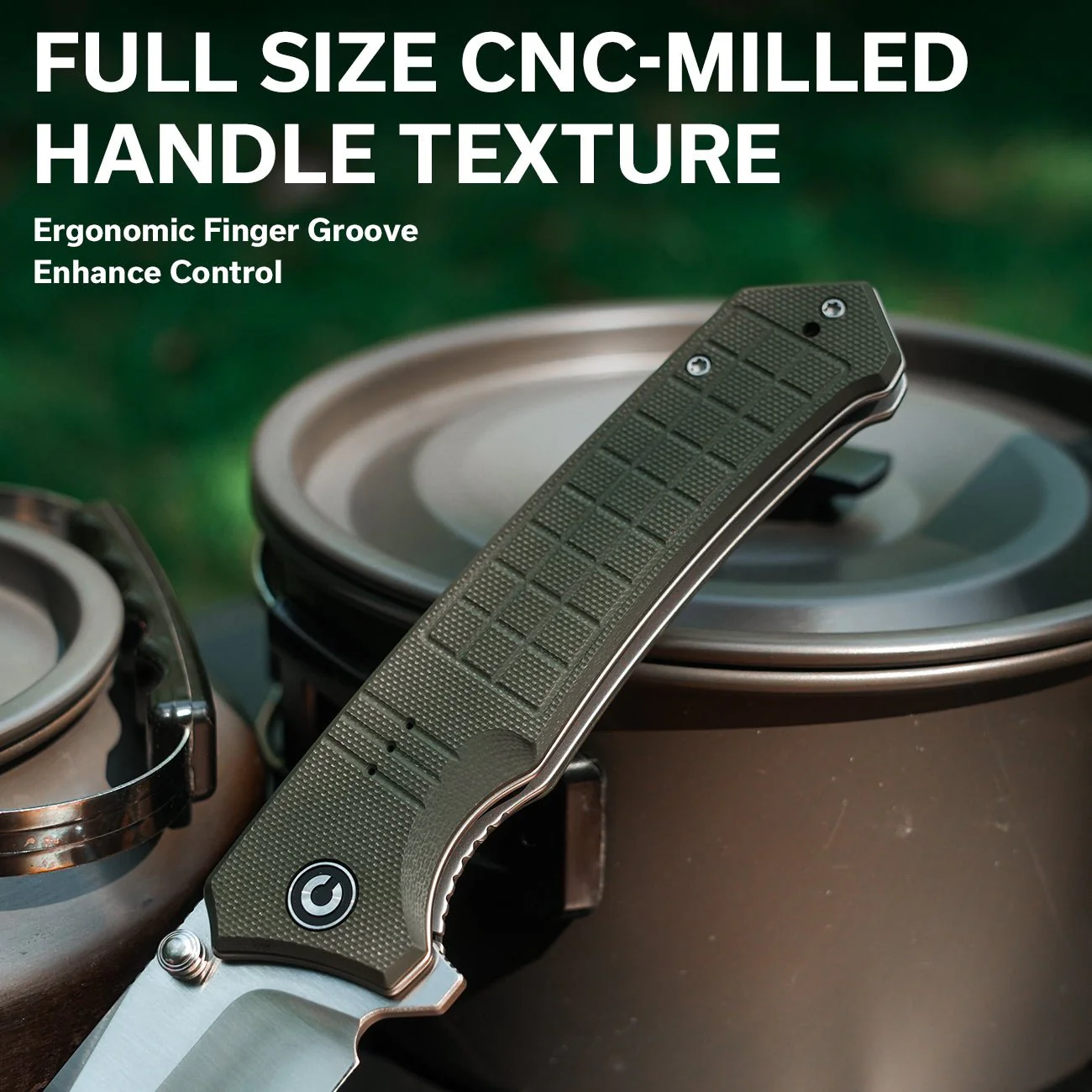 CIVIVI Tacticorix Flipper & Thumb Stud Knife G10 Handle (3.7" Nitro-V Blade) C23055-2 - Image 5