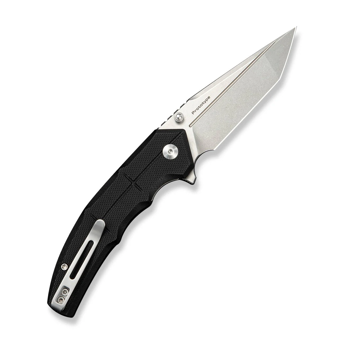 CIVIVI Tactron Flipper & Thumb Stud Knife Black G10 Handle (3.2" Stonewashed Nitro-V Blade) C25049 Sample1 - Image 2