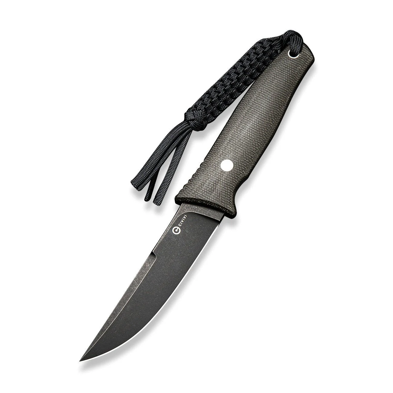 CIVIVI Tamashii Fixed Blade Knife Micarta Handle (4.07" D2 Blade) C19046-4 - Image 5