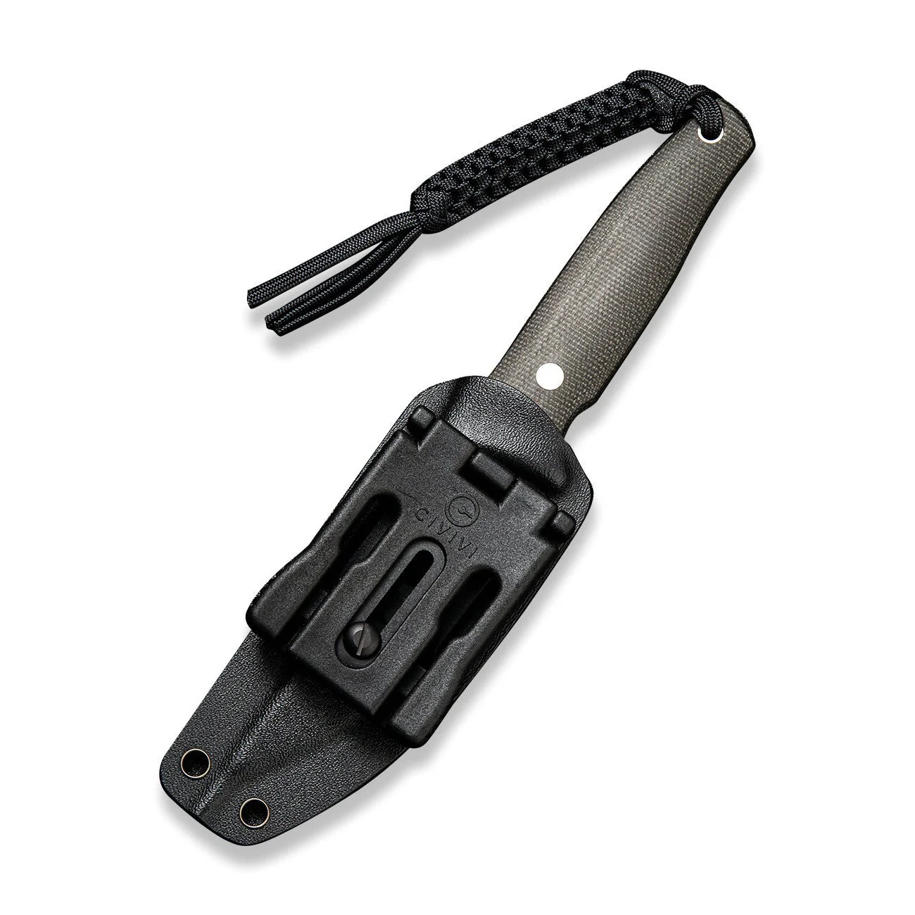 CIVIVI Tamashii Fixed Blade Knife Micarta Handle (4.07" D2 Blade) C19046-4 - Image 9