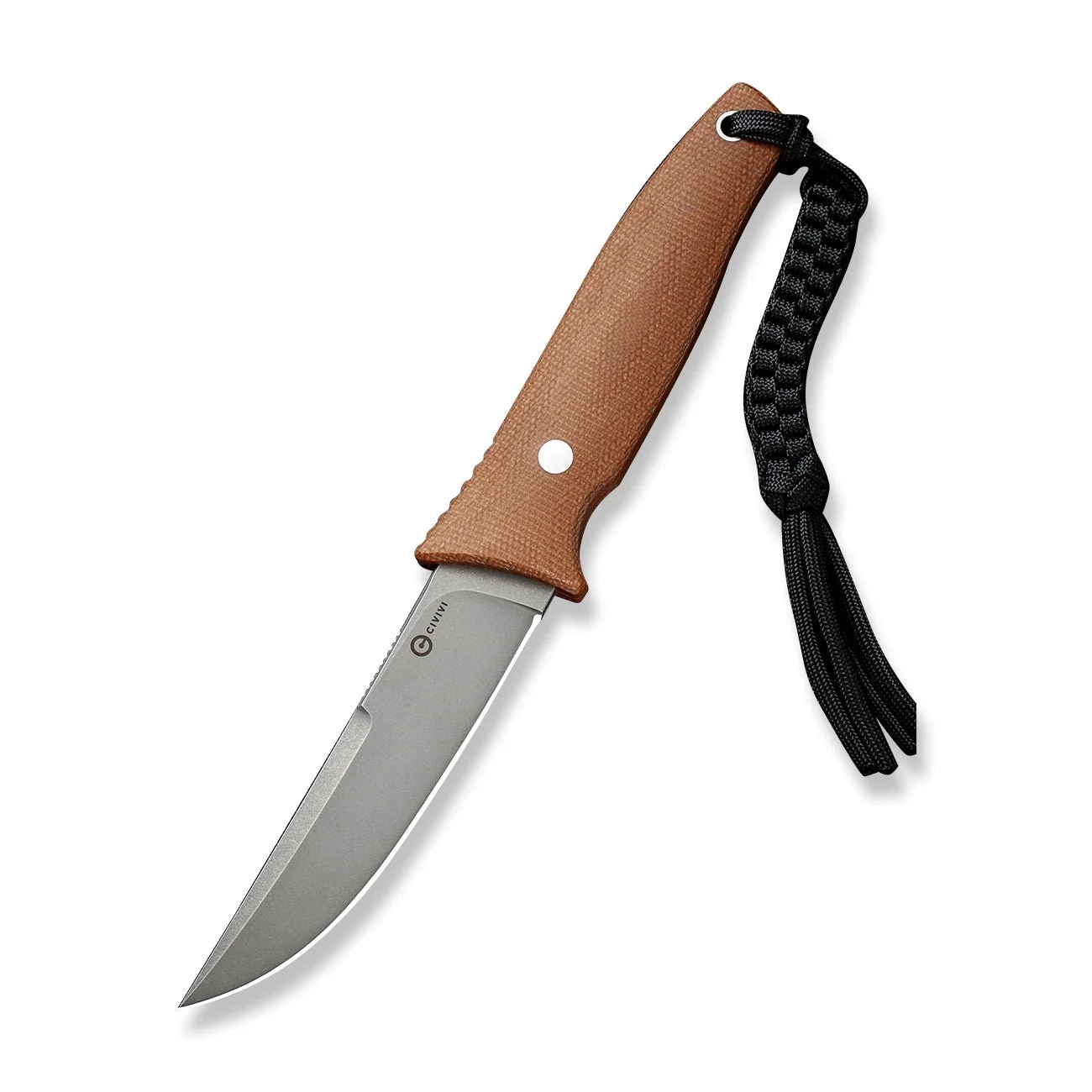 CIVIVI Tamashii Fixed Blade Knife Micarta Handle (4.07" D2 Blade) C19046-5 - Image 13
