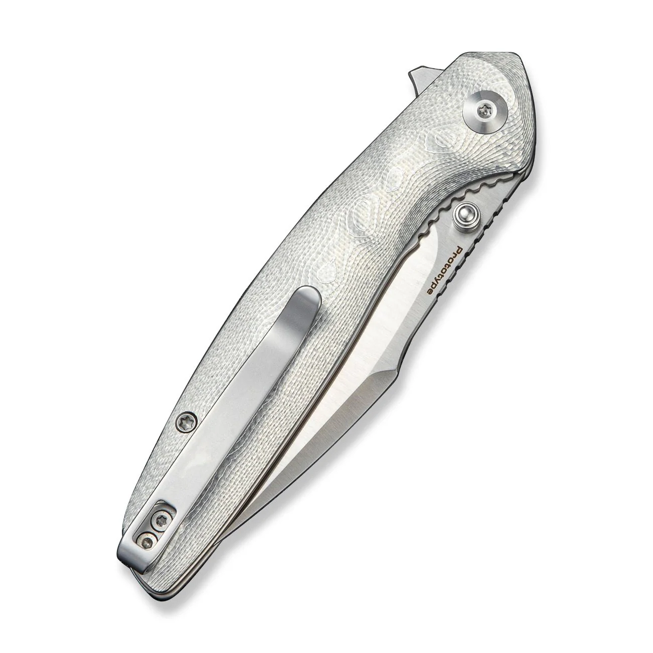 CIVIVI Thraxen G10 With Aluminum Foil Handle (3.44" Satin Finished Nitro-V Blade) C25081 Sample2 - Image 4