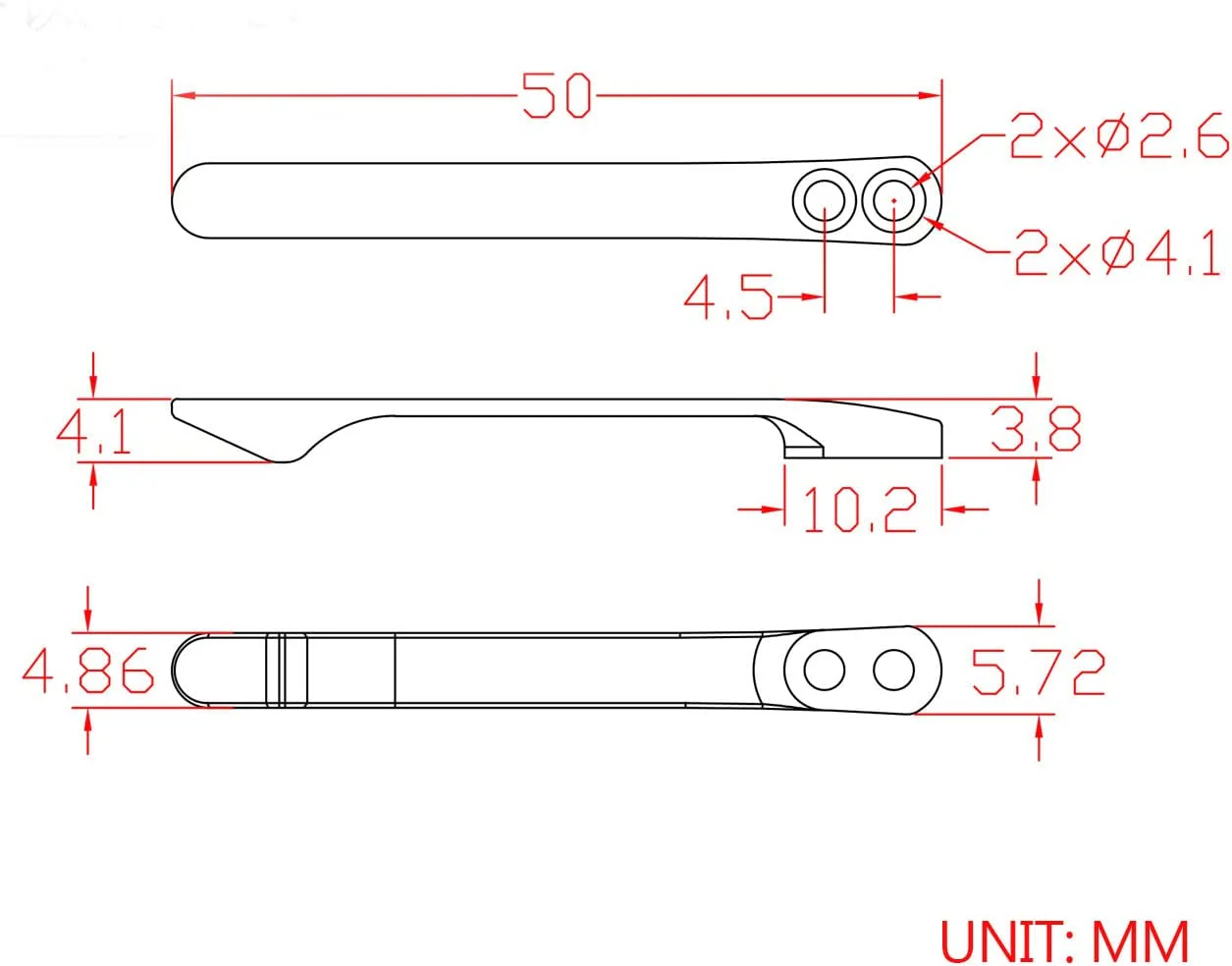 CIVIVI Titanium Pocket Clip with 6PCS Titanium screws T001C - Image 6