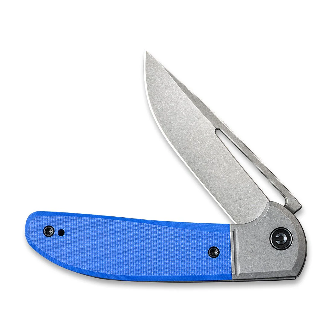 CIVIVI Trailblazer Slip Joint & Thumb Hole Knife G10 & Stainless Steel Handle (2.97" 14C28N Blade) C2018B - Image 4