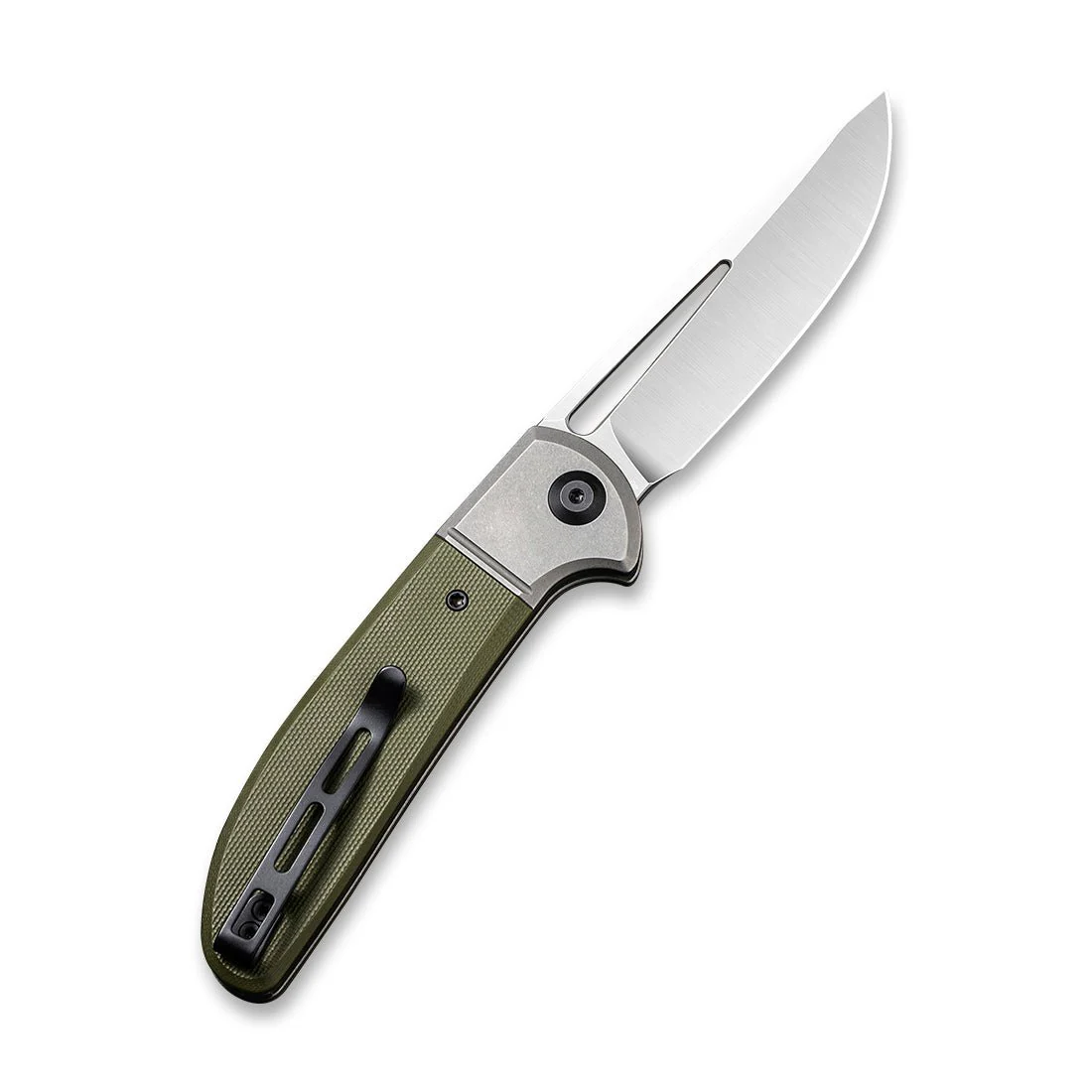 CIVIVI Trailblazer XL Slip Joint & Thumb Hole Knife G10 & Stainless Steel Handle (3.46" D2 Blade) C2101A - Image 2