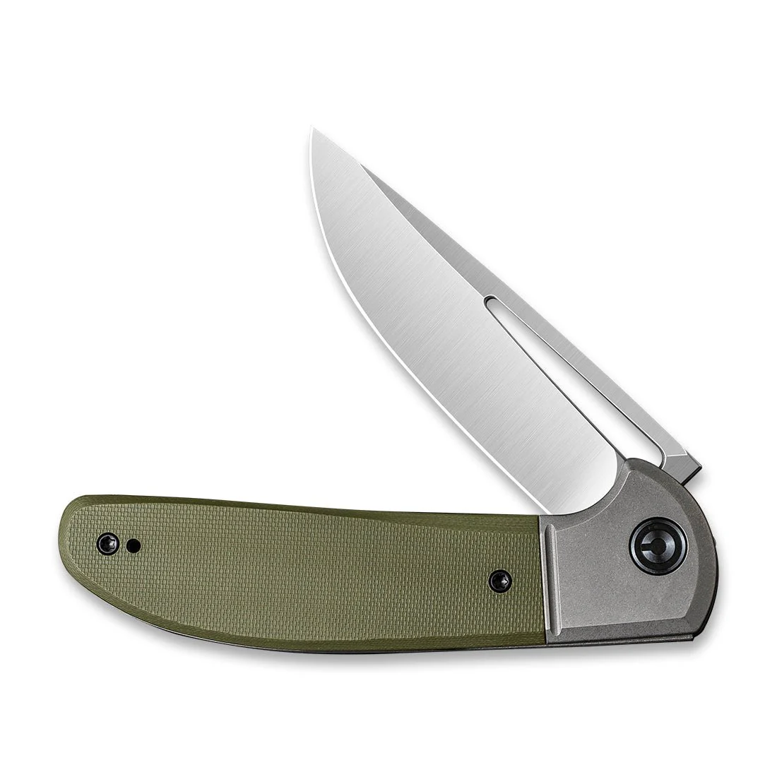 CIVIVI Trailblazer XL Slip Joint & Thumb Hole Knife G10 & Stainless Steel Handle (3.46" D2 Blade) C2101A - Image 4