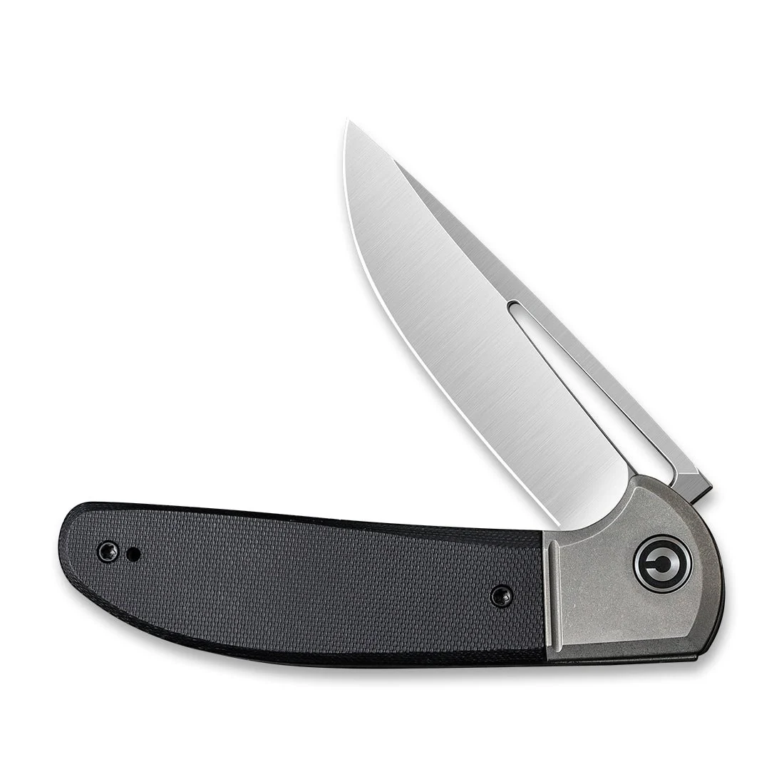 CIVIVI Trailblazer XL Slip Joint & Thumb Hole Knife G10 & Stainless Steel Handle (3.46" D2 Blade) C2101C - Image 4