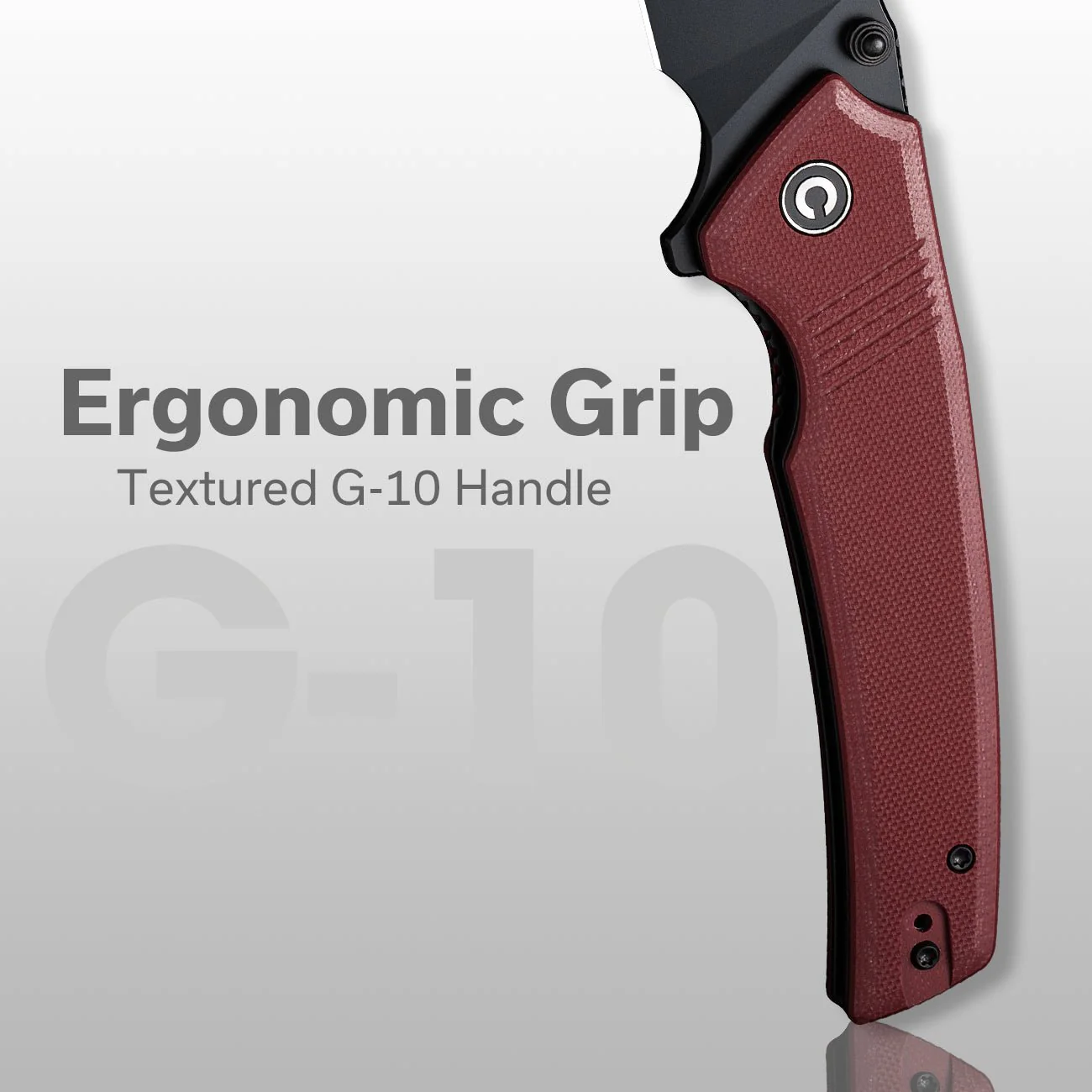 CIVIVI Tranquil Flipper & Thumb Stud Knife G10 Handle (3.7" 14C28N Blade) C23027-2 - Image 5