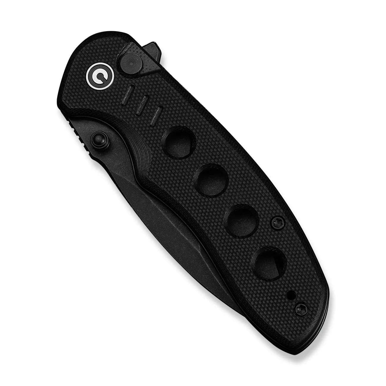 CIVIVI Triptych Flipper & Thumb Stud & Button Lock Knife G10 Handle (2.97" 14C28N Blade) C23085B-1 - Image 11