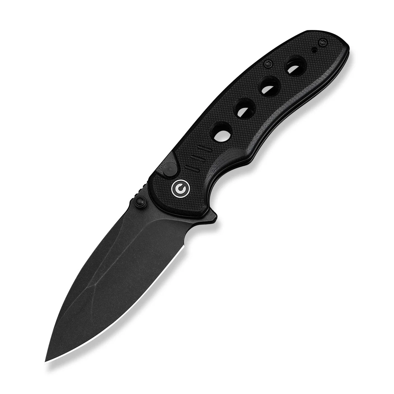 CIVIVI Triptych Flipper & Thumb Stud & Button Lock Knife G10 Handle (2.97" 14C28N Blade) C23085B-1 - Image 8