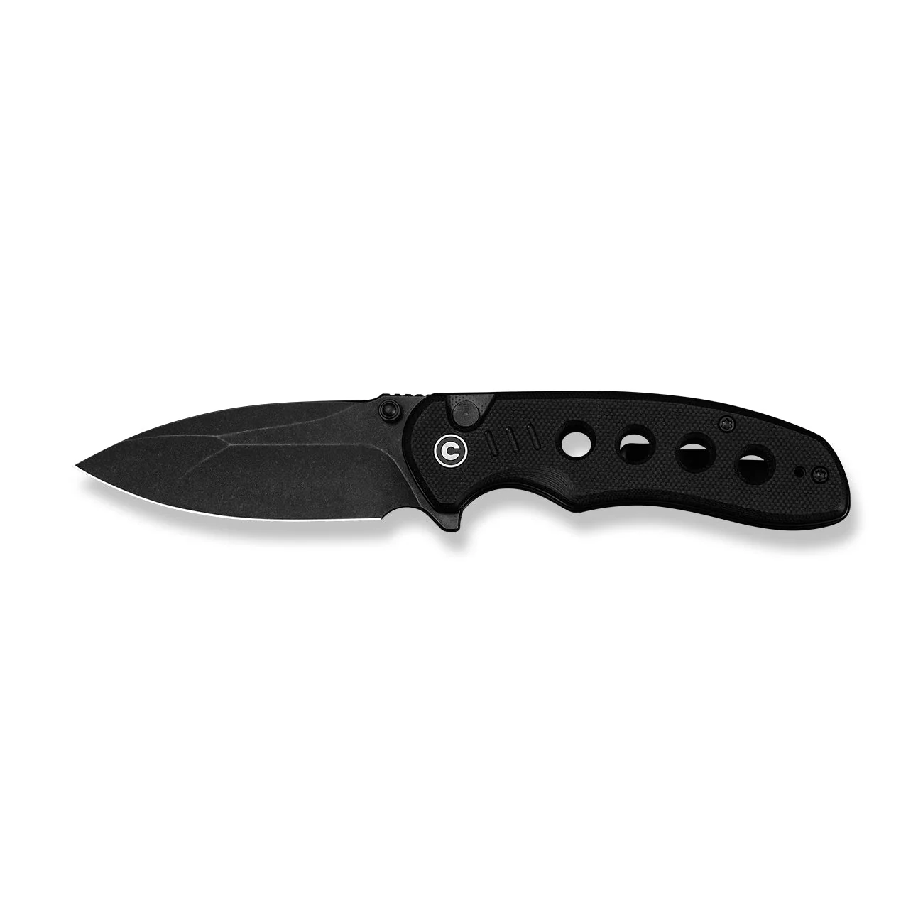 CIVIVI Triptych Flipper & Thumb Stud & Button Lock Knife G10 Handle (2.97" 14C28N Blade) C23085B-1 - Image 9