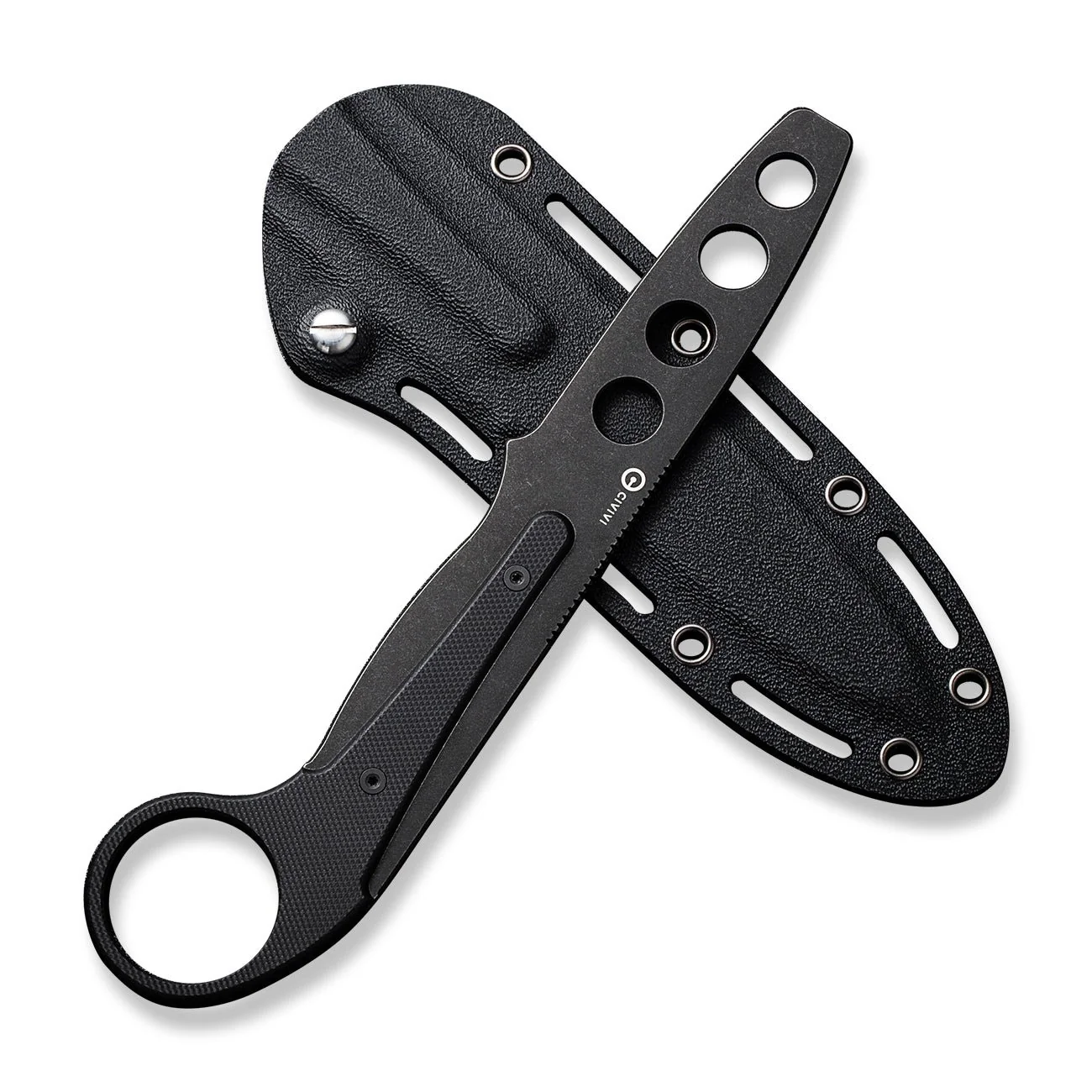 CIVIVI Varius Fixed Blade Knife G10 Handle (3.26" D2 Dull Trainer Blade) C22009C-1 - Image 10