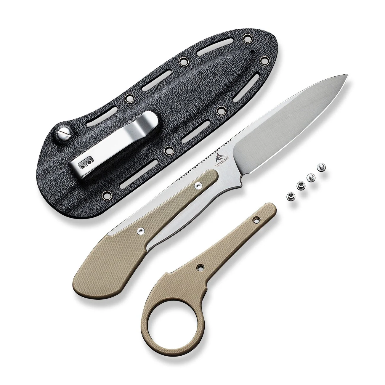 CIVIVI Varius Fixed Blade Knife G10 Handle (3.75" D2 Live Blade) C22009D-2 - Image 7
