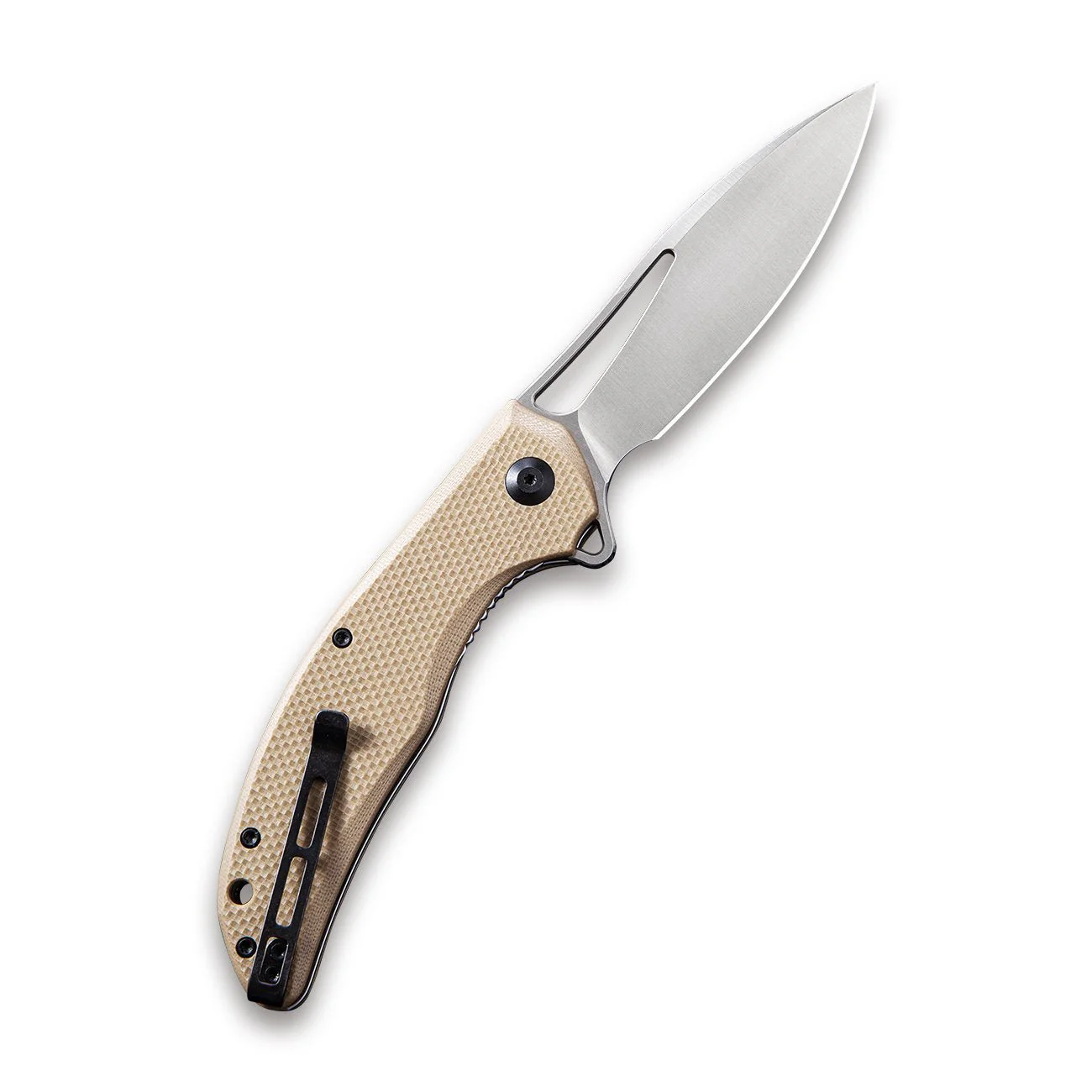 CIVIVI Vexer Flipper & Thumb Hole Knife G10 Handle (3.96" D2 Blade) C915B - Image 2