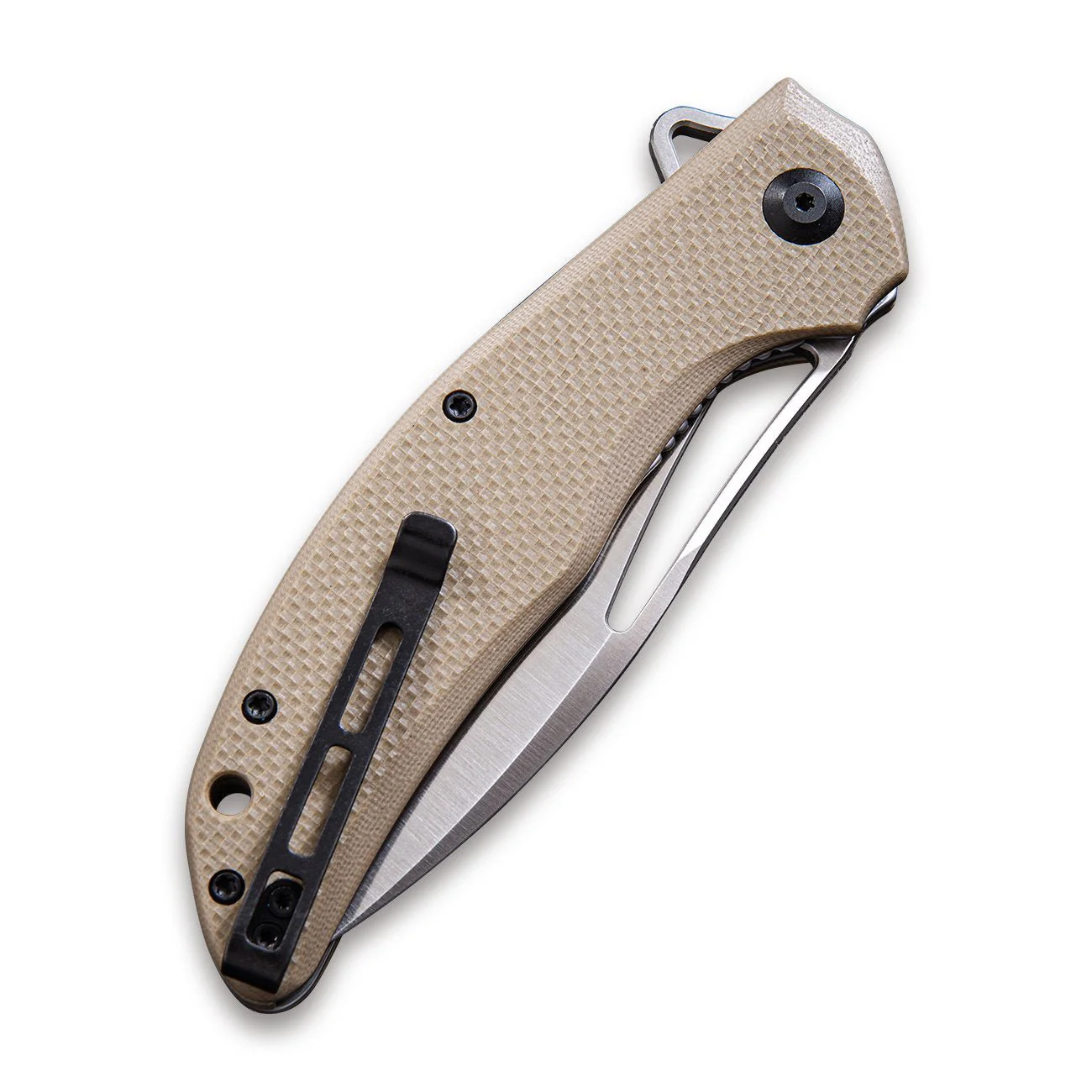 CIVIVI Vexer Flipper & Thumb Hole Knife G10 Handle (3.96" D2 Blade) C915B - Image 6