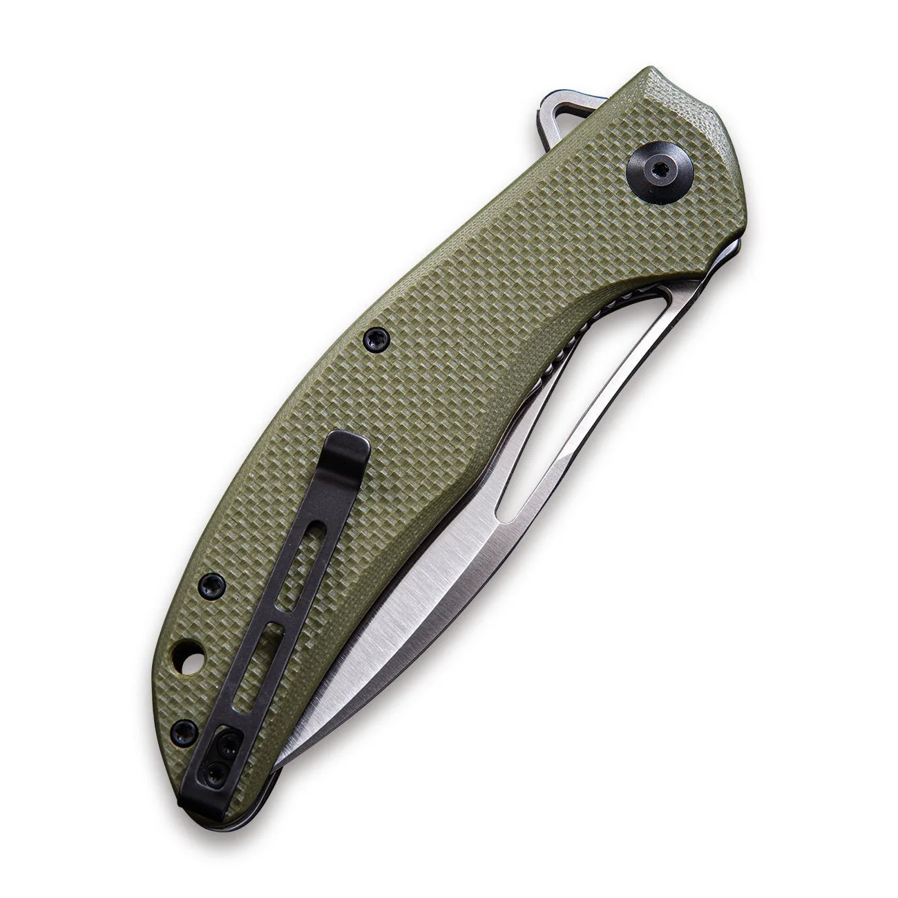 CIVIVI Vexer Flipper & Thumb Hole Knife G10 Handle (3.96" D2 Blade) C915A - Image 6