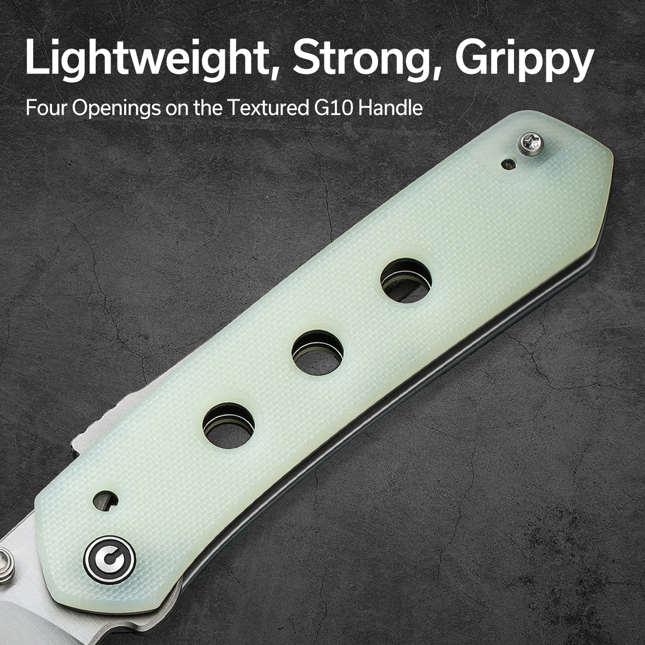 CIVIVI Vision FG Thumb Stud & Superlock Knife G10 Handle (3.54" Nitro-V Blade) C22036-2 - Image 5