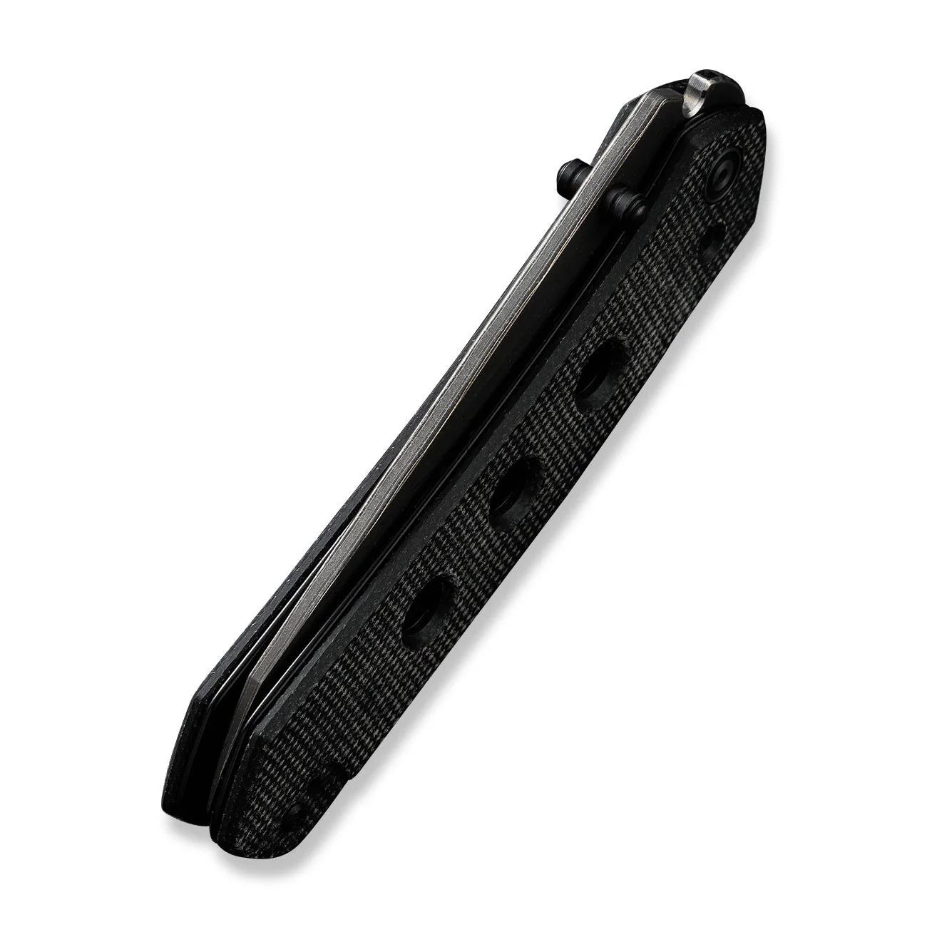 CIVIVI Vision FG Thumb Stud & Superlock Knife Micarta Handle (3.54" Damascus Blade) C22036-DS2 - Image 12