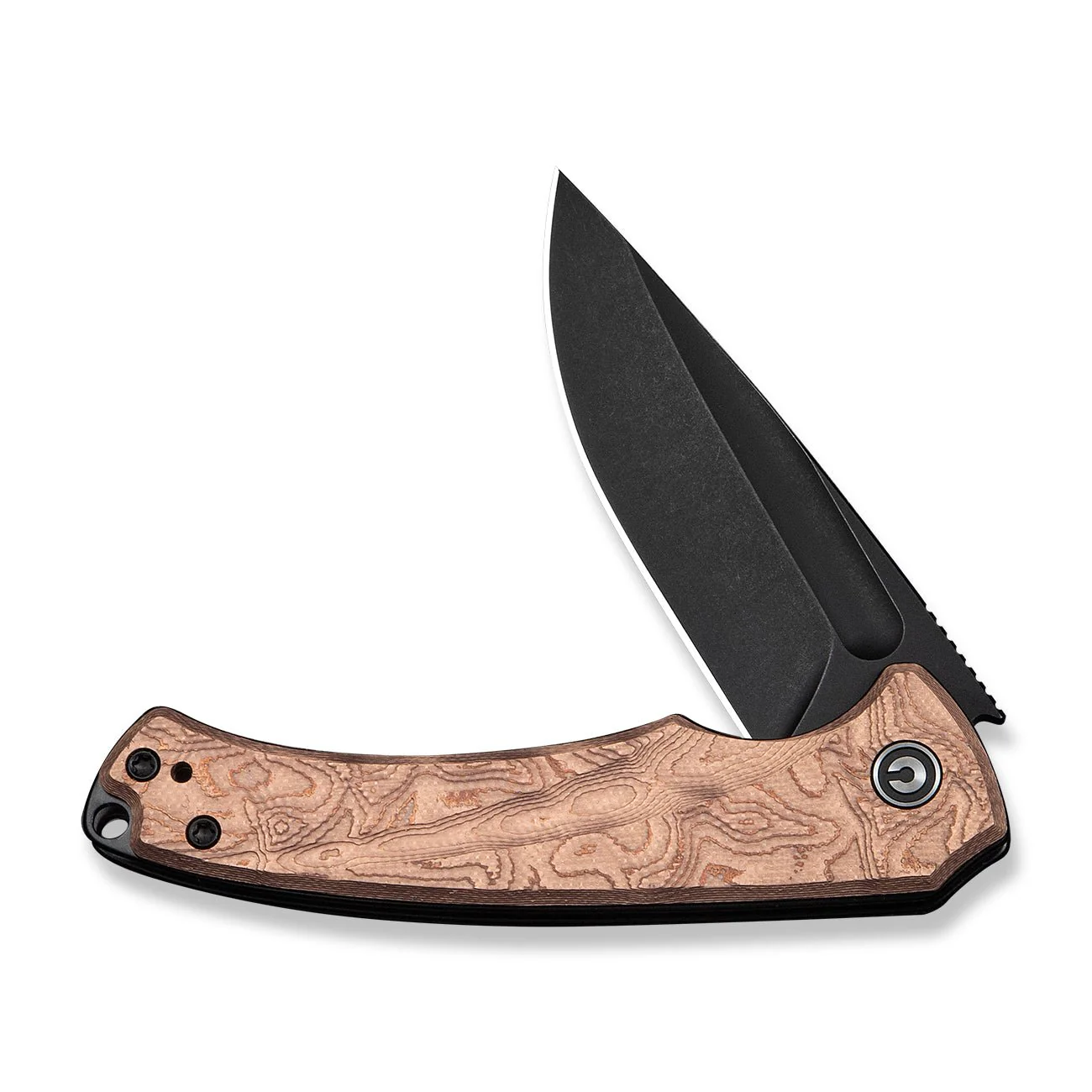 CIVIVI Voidflare Flipper Knife G10 With Copper Foil Handle (2.92" Black Stonewashed 14C28N Blade) C24040-3 - Image 10