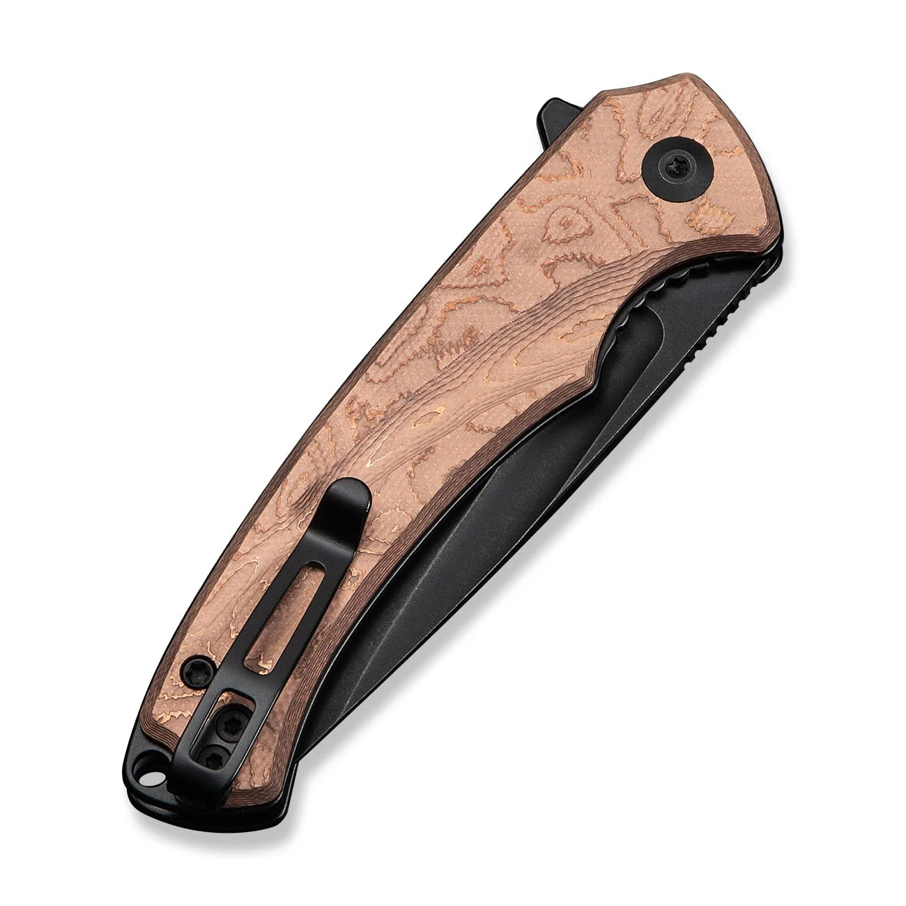 CIVIVI Voidflare Flipper Knife G10 With Copper Foil Handle (2.92" Black Stonewashed 14C28N Blade) C24040-3 - Image 12