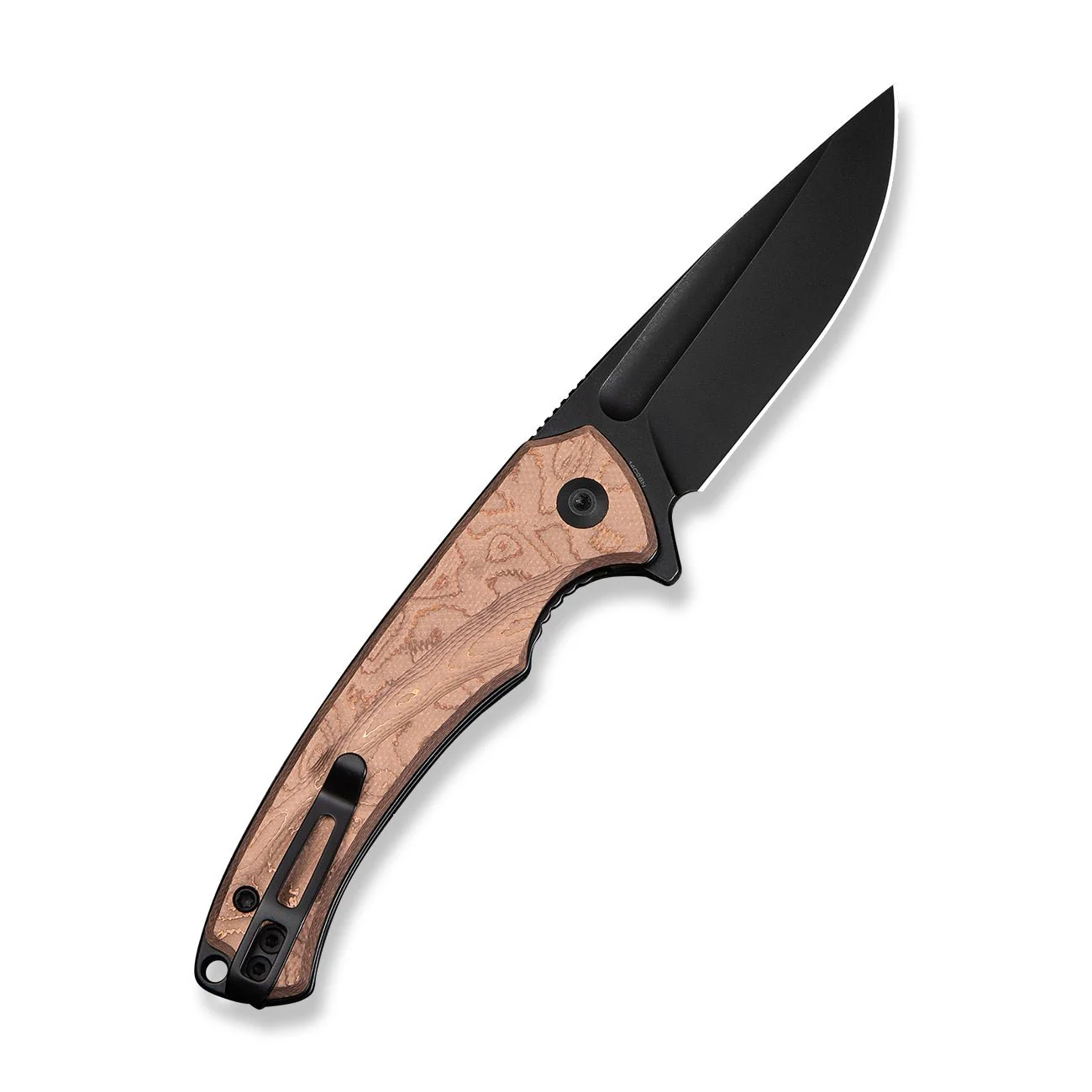 CIVIVI Voidflare Flipper Knife G10 With Copper Foil Handle (2.92" Black Stonewashed 14C28N Blade) C24040-3 - Image 7