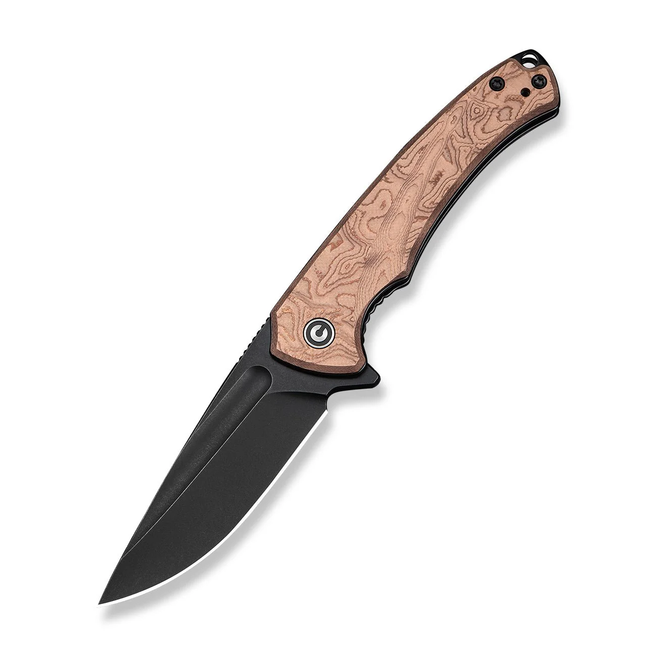 CIVIVI Voidflare Flipper Knife G10 With Copper Foil Handle (2.92" Black Stonewashed 14C28N Blade) C24040-3 - Image 8