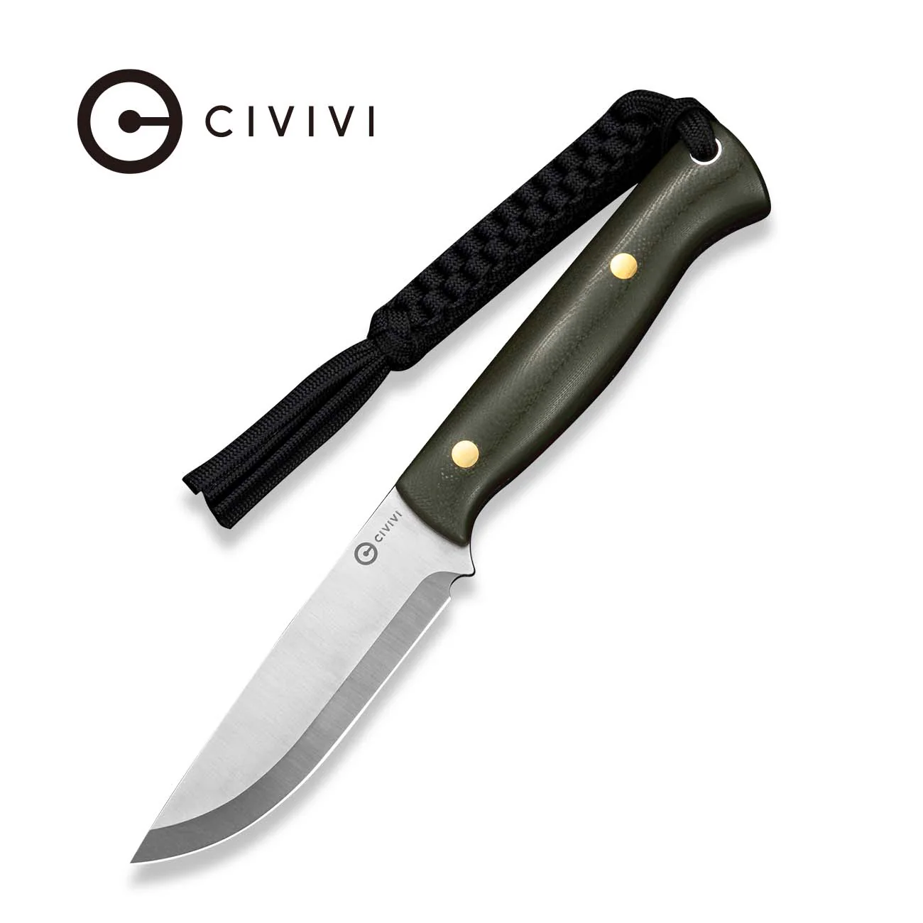 CIVIVI WoodPal Black G10 Handle (3.44" Black Stonewashed 14C28N Blade) C25075B Sample1