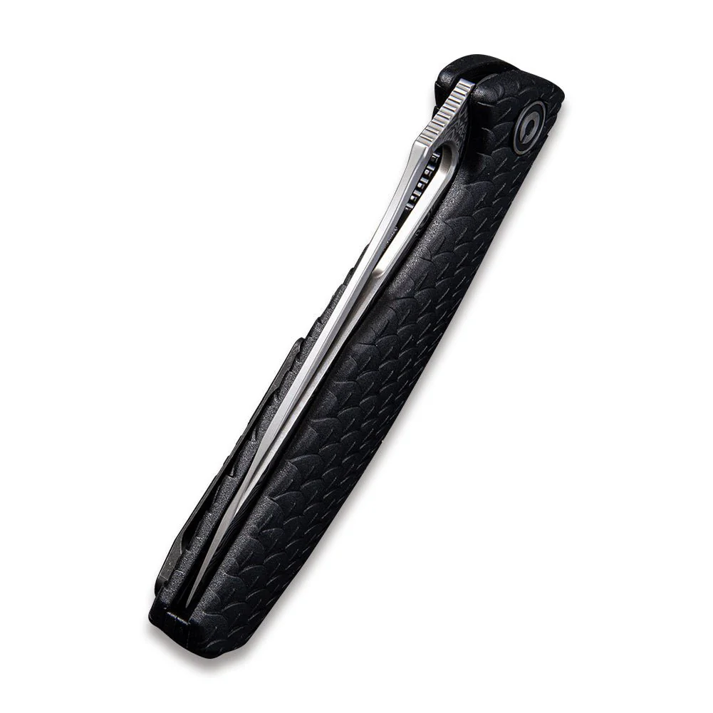 CIVIVI Wyvern Flipper & Thumb Hole Knife FRN Handle (3.45" Damascus Blade) C902DS - Image 7