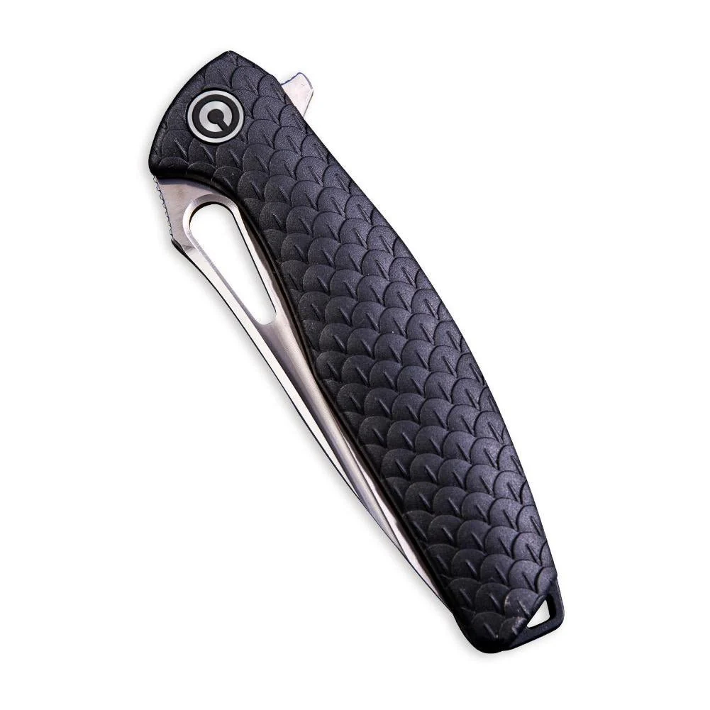 CIVIVI Wyvern Flipper & Thumb Hole Knife FRN Handle (3.45" D2 Blade) C902B - Image 6