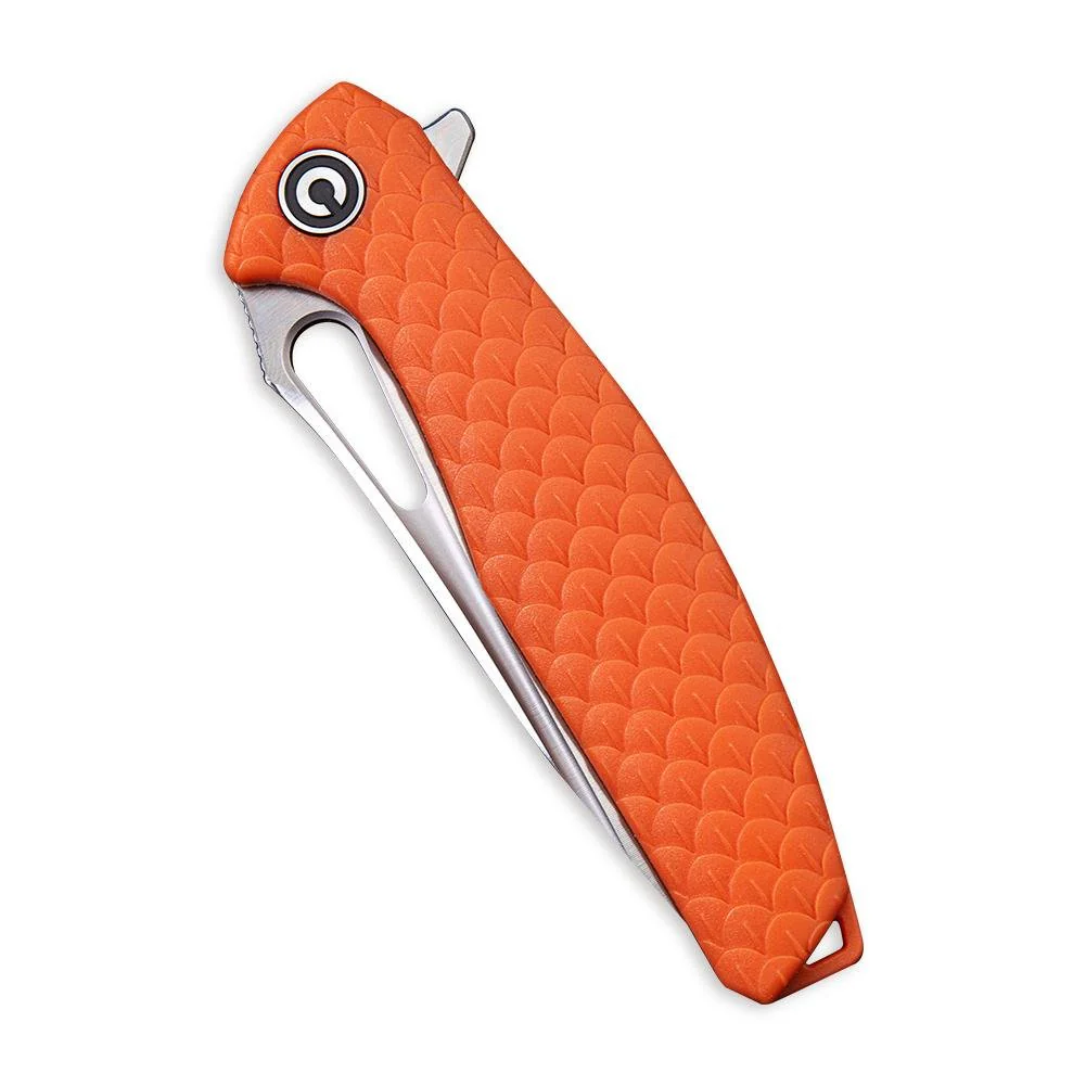 CIVIVI Wyvern Flipper & Thumb Hole Knife FRN Handle (3.45" D2 Blade) C902D - Image 5