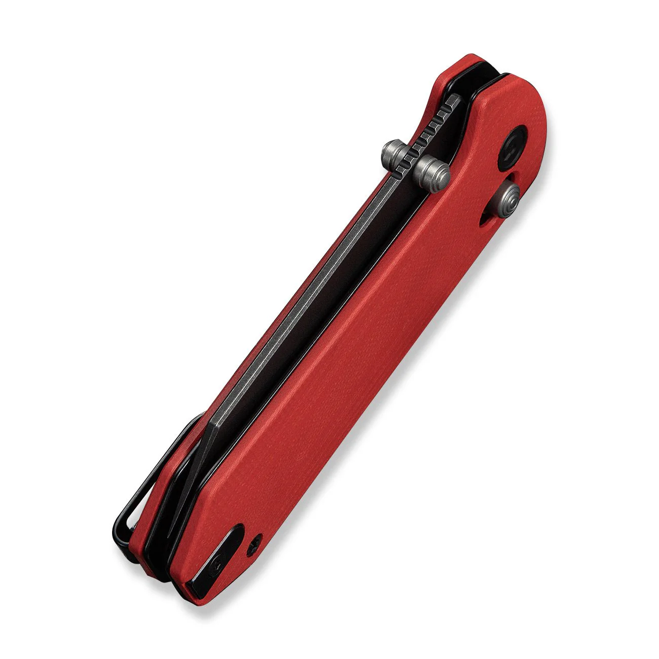 CIVIVI Yonder Thumb Stud & Crossbar Lock Knife Red G10 Handle (2.88" Black Stonewashed 14C28N Blade) C23073-2 - Image 14