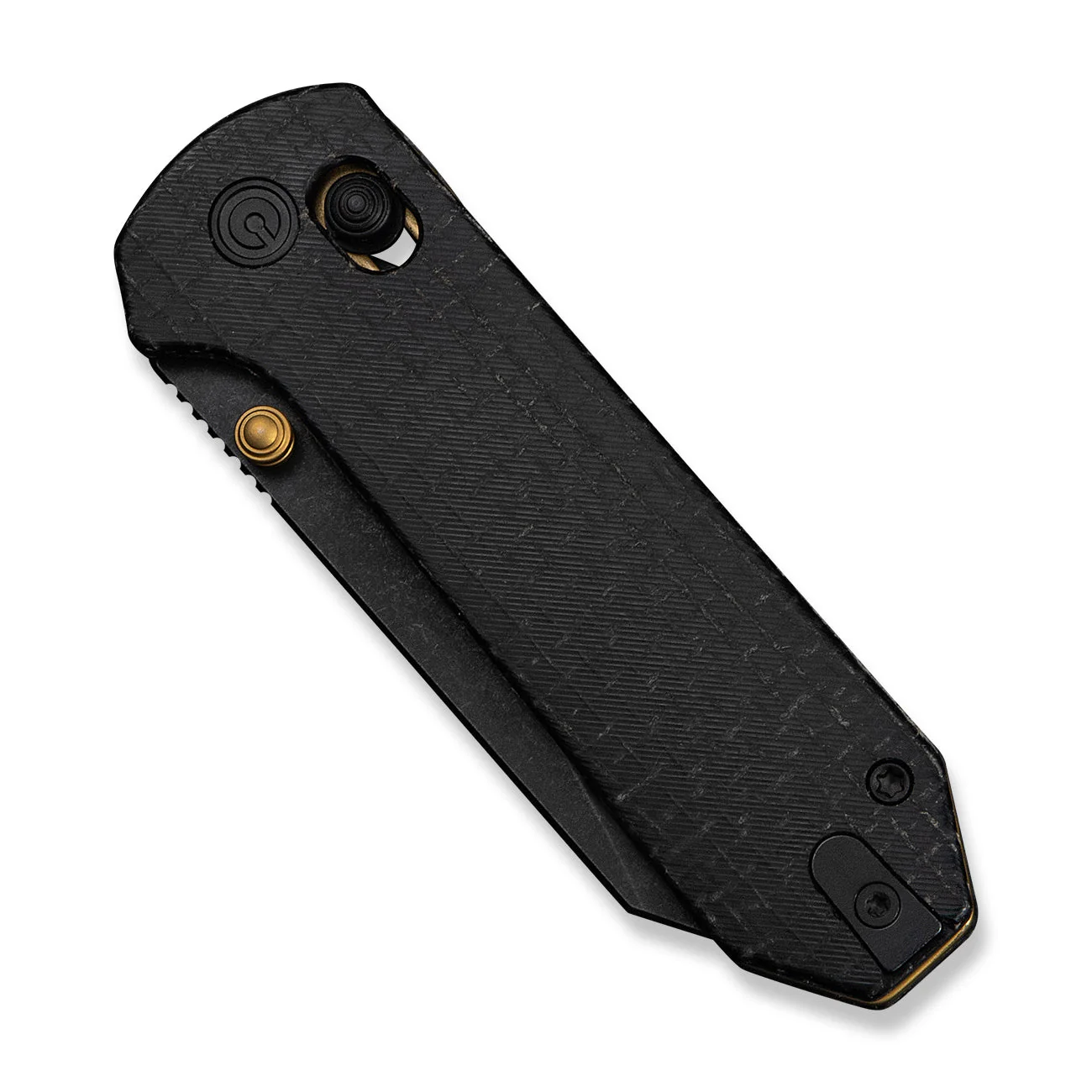 CIVIVI Yonder Thumb Stud & Crossbar Lock Knife Black Burlap Micarta Handle (2.88" Black Stonewashed 14C28N Blade) C23073B-2 - Image 12