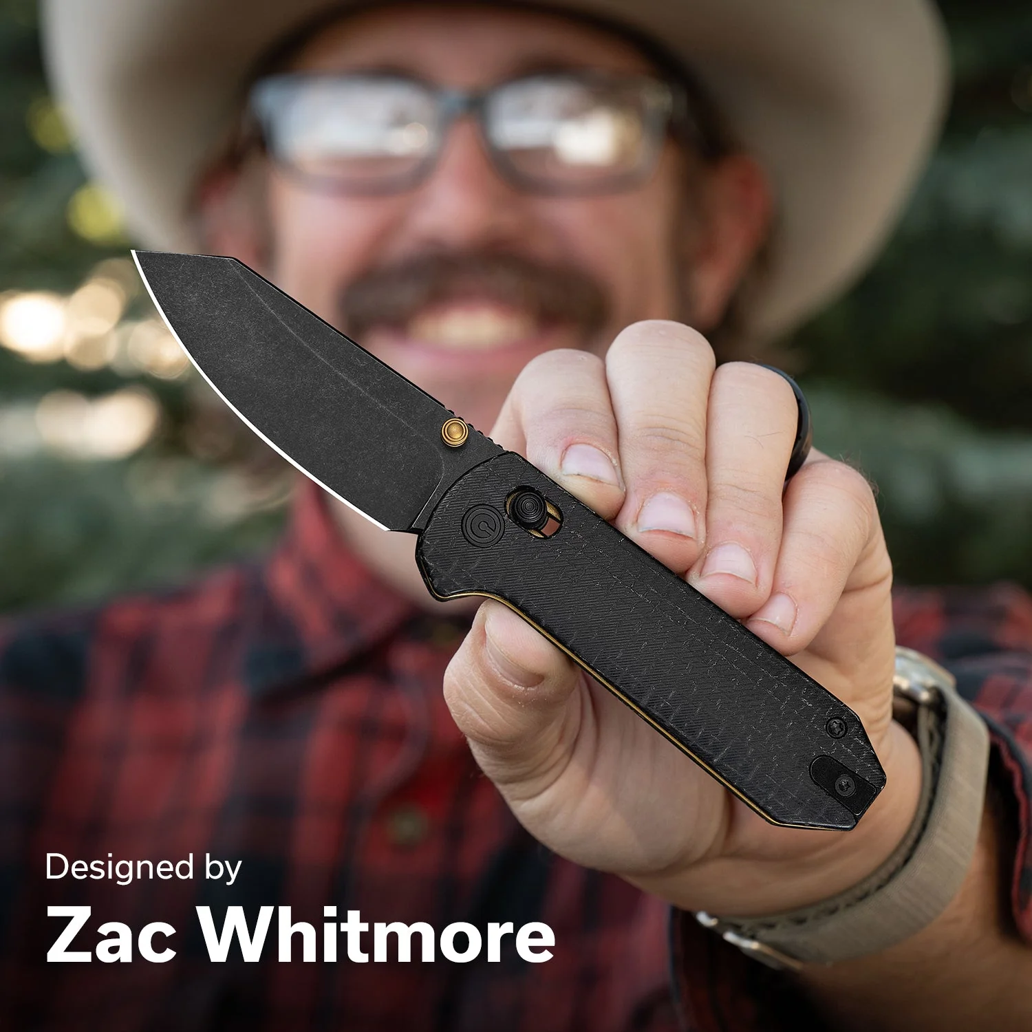 CIVIVI Yonder Thumb Stud & Crossbar Lock Knife Black Burlap Micarta Handle (2.88" Black Stonewashed 14C28N Blade) C23073B-2 - Image 3