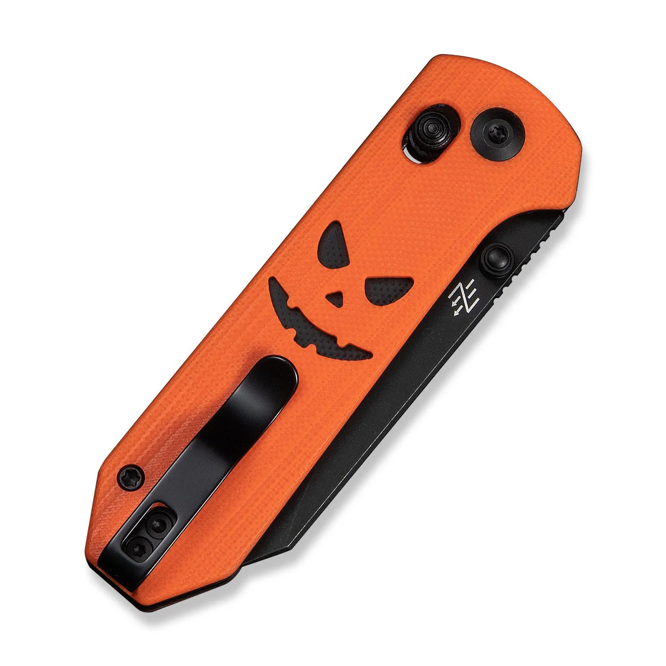 CIVIVI Yonder Thumb Stud & Crossbar Lock Knife Orange & Black G10 Handle (2.88" Black 14C28N Blade) C23073D-1 - Image 7